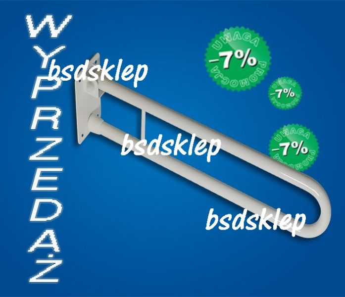 BSD Uchwyt Uchylny WC 70cm fi32 dla niepełnosprawnych Opinie i ceny