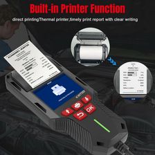 Zdjęcie Aw-Tools 2X Em Tester Baterii 6V/12V/24V Konnwei Z Drukarką - Łapy