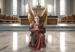 Zdjęcie FIGURA ANIOŁ KLĘCZĄCY 62 CM 4596 - Kąty Wrocławskie