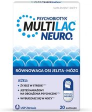 Zdjęcie Multilac Neuro, 20 kaps. - Czarne