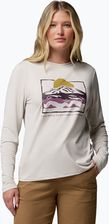 Zdjęcie Columbia Longsleeve Damski Parsons Point Graphic Tee Dark Stone Heather/All Terrain - Koziegłowy