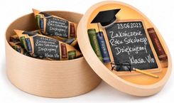 Zdjęcie Krówki personalizowane szkolne w drewnianym pudełku - Olkusz
