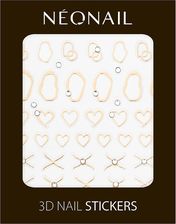 Zdjęcie Neonail Naklejki 3D Nail Stickers Gold Abstract - Pruszków