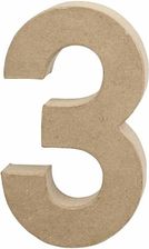 Zdjęcie Creativ Company Cyfra 3 Z Papier-Mache 20,5cm 26631 - Bisztynek