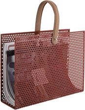 Zdjęcie Present Time Gazetnik Perky Mesh brązowy żelazny [30]X[33]X[9]Cm (PT3441BR) - Milicz
