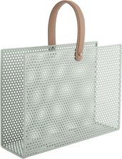 Zdjęcie Present Time Gazetnik Perky Mesh iron grayed jade 30X33X9Cm (PT3441GR) - Milicz