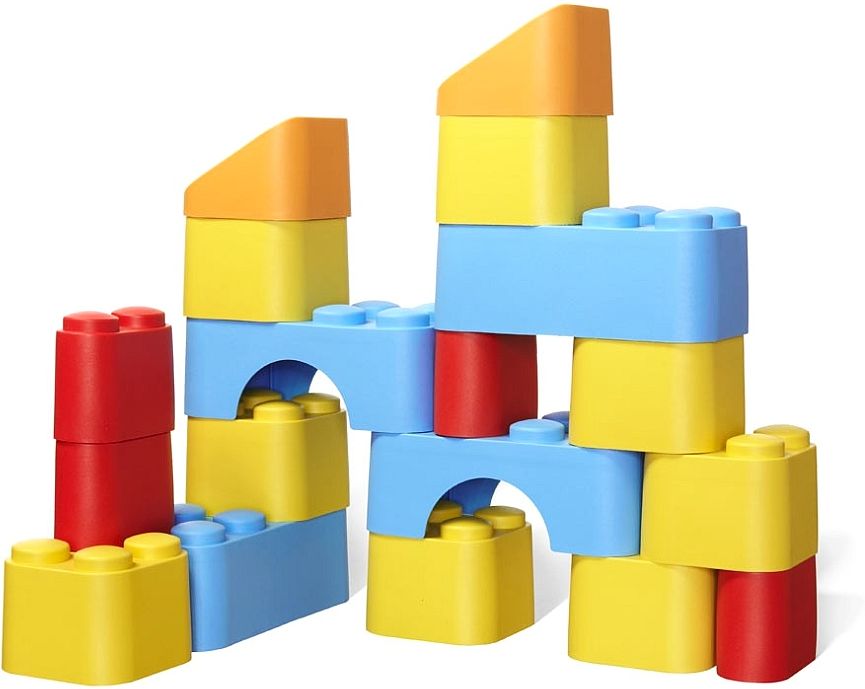 Duże Klocki Dla Rocznego Dziecka Green Toys Duże KlockiKlocki Dla Rocznego Dziecka (GTBLK01R) - ceny i