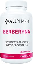 Zdjęcie Allnutrition Allpharm Berberyna 120 Tabl. - Radymno