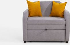 Zdjęcie Agata S.A sofa 1-osobowa rozkładana Mini szara 29200031044000001 - Trzebinia