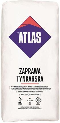 Atlas Zaprawa Tynkarska do Nakładania Ręcznego 25kg