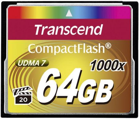 Transcend CompactFlash 64GB 1000x UDMA7 (TS64GCF1000)