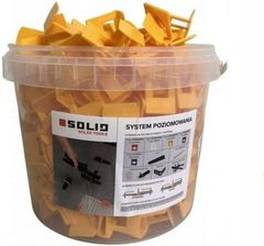 Zdjęcie SOLID System Poziomowania Płytek 800 Szt. Klips 1 mm Wiaderko 6451 Solid 6207UNIW 5903076907356 - Aleksandrów Kujawski