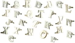 Onyx-Art Spinki do mankietów Litery alfabetu