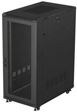 Zdjęcie Lanberg szafa rack stojąca 19'' 27U 600x1000 czarna drzwi perforowane - Puck