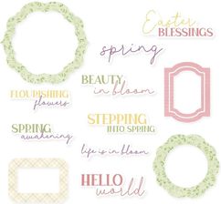 Zdjęcie P13 Zestaw Elementów Frames And Words Spring Is Calling 12Szt. - Bisztynek