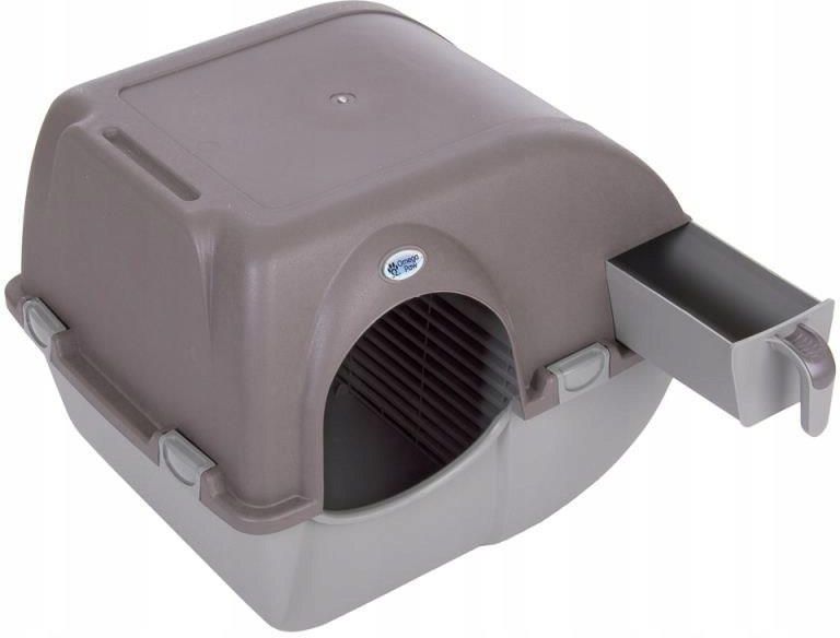 Kuweta samooczyszczająca się Roll'n Clean Omega Paw jasnoszary