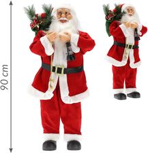 Zdjęcie Mikołaj Stojący Duży Czerwony CHOMIK 90 CM 5905629908926 - Wrocław