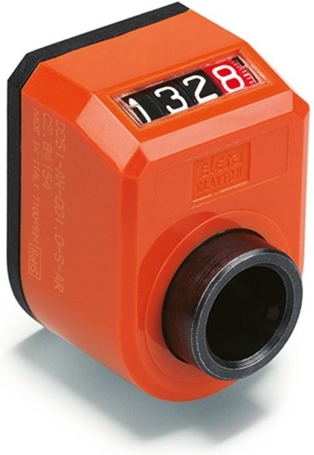 Elesa+Ganter Wskaźnik cyfrowy 0040 tuleja 14mm stal oksydowana ...