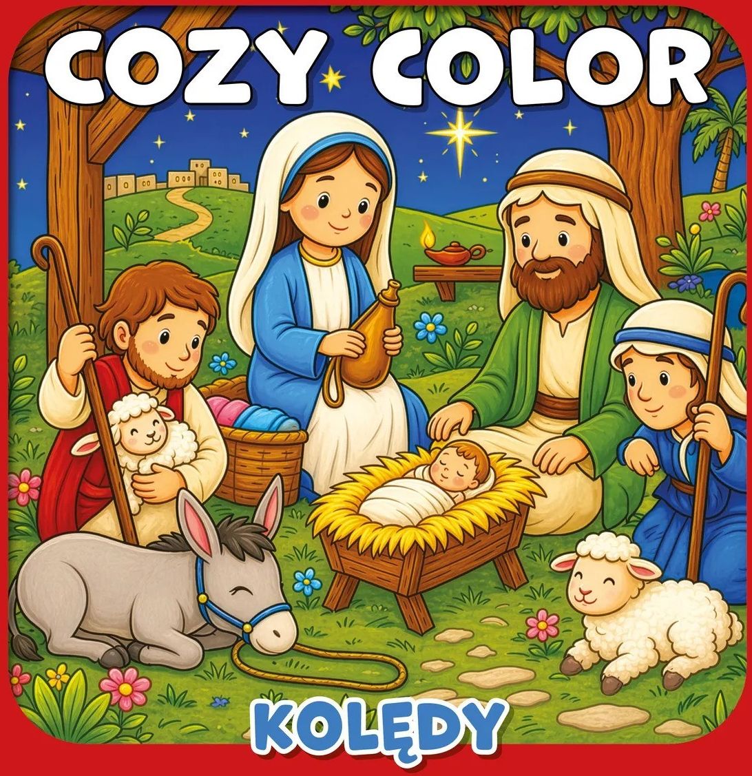 Książka Cozy Color. Kolędy- Zamów do godz. 16.00-- Wyślemy dzisiaj ...