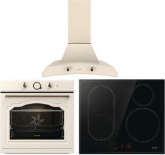Zdjęcie Zestaw Gorenje Retro Piekarnik BOS67372CLI + DK63MCLI + GI6421CLBSC Kremowy - Nowa Sarzyna