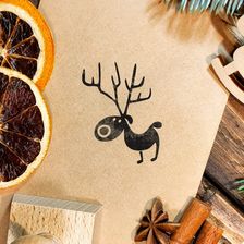 Zdjęcie Renifer Stempel Świąteczny - Reszel