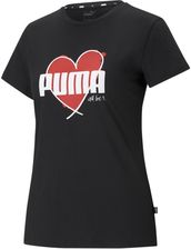Zdjęcie Koszulka Puma HEART czarna bawełniana - Reszel