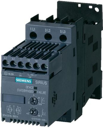 Siemens Soft Start -1Bb14 110-230 V/Ac dla Silników 230/400 V 2,2/4,0 Kw (3RW3016)