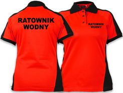 Zdjęcie Koszulka polo czerwona fluorescencyjna - Lidzbark Warmiński