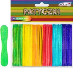 Zdjęcie Aliga Patyczki Kolorowe 60szt. - Sucha Beskidzka