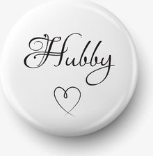 Zdjęcie Fotobloki & Decor Button Przypinka Z Grafiką Hubby Średnica 58mm - Biskupiec