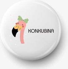 Zdjęcie Fotobloki & Decor Button Przypinka Z Grafiką Konkubina Średnica 58Mm - Biskupiec