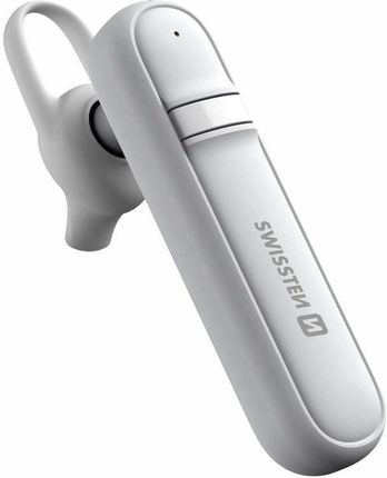 Jednouszna słuchawka Bluetooth Swissten Caller biała