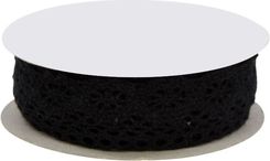 Zdjęcie Siima Wstążka Koronka Czarna 25Mm X 5Y - Biskupiec