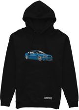 Zdjęcie 4Stance.Pl Czarna Bluza Z Kapturem Niebieskie Bmw M3 E46 - Barczewo