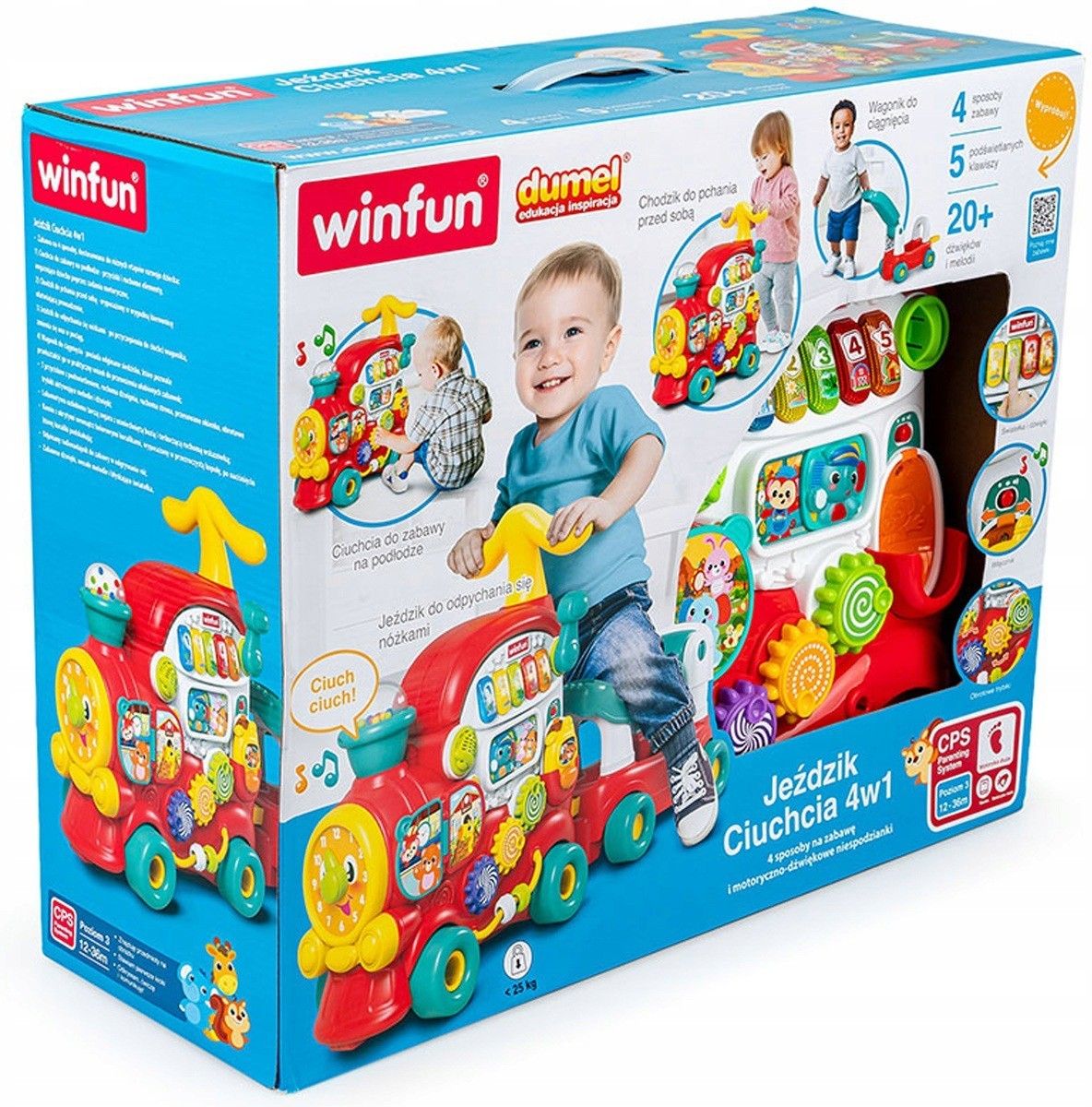 Dumel Jeździk Winfun Ciuchcia 4W1 Wf 30410 - Ceny i opinie - Ceneo.pl