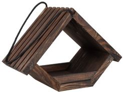 Zdjęcie Karmnik Dla Ptaków Drewniany Brązowy 24X14X17,5 Cm - Będzin
