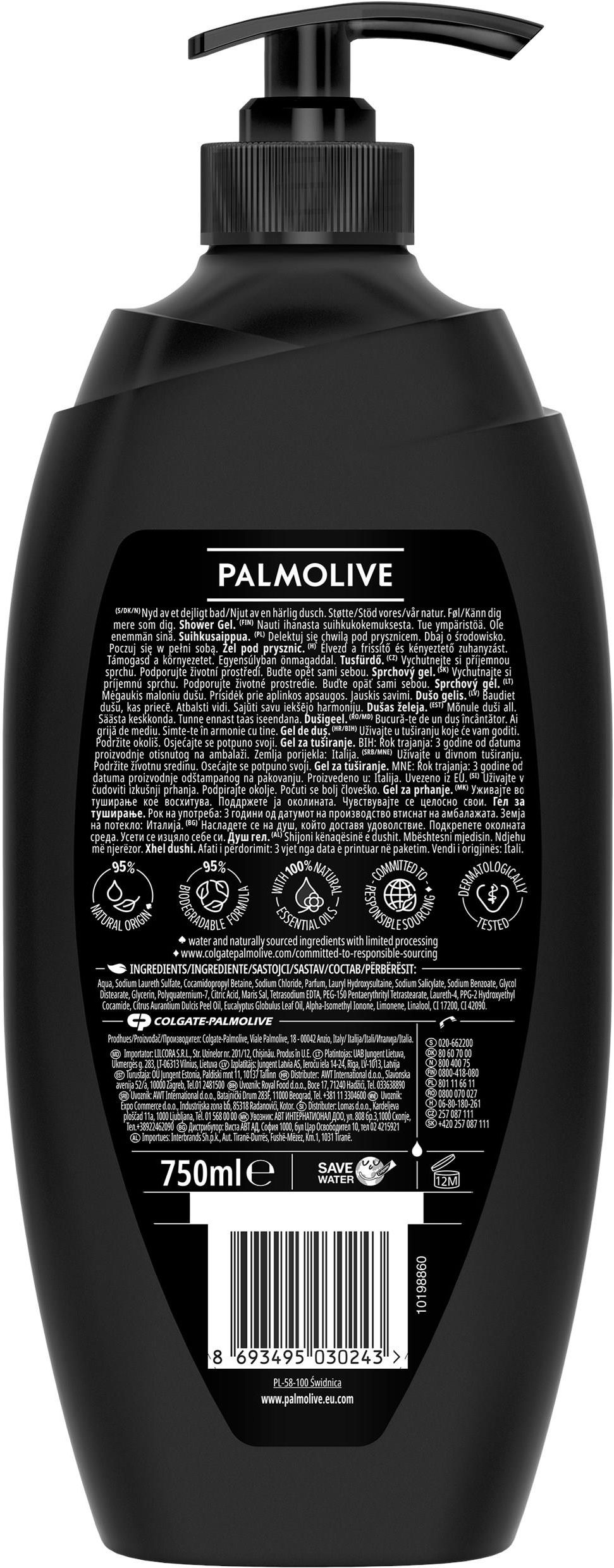 Palmolive Żel pod prysznic Men Refreshing 750ml - zdjęcie 2 Palmolive Żel pod prysznic Men Refreshing 750ml