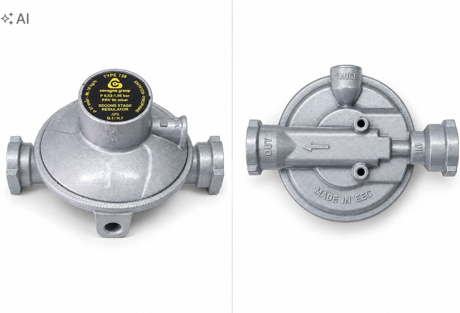Cavagna Group Reduktor Gazu Ii Stopnia Cavagna Typ 738 37 Mbar Gw 1/2 ...