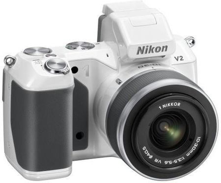 Nikon -  ニコン Nikon1 V2 ホワイト Nikon 1 V ニコン V2 ボディ ホワイト ミラーレス一眼 カメラ