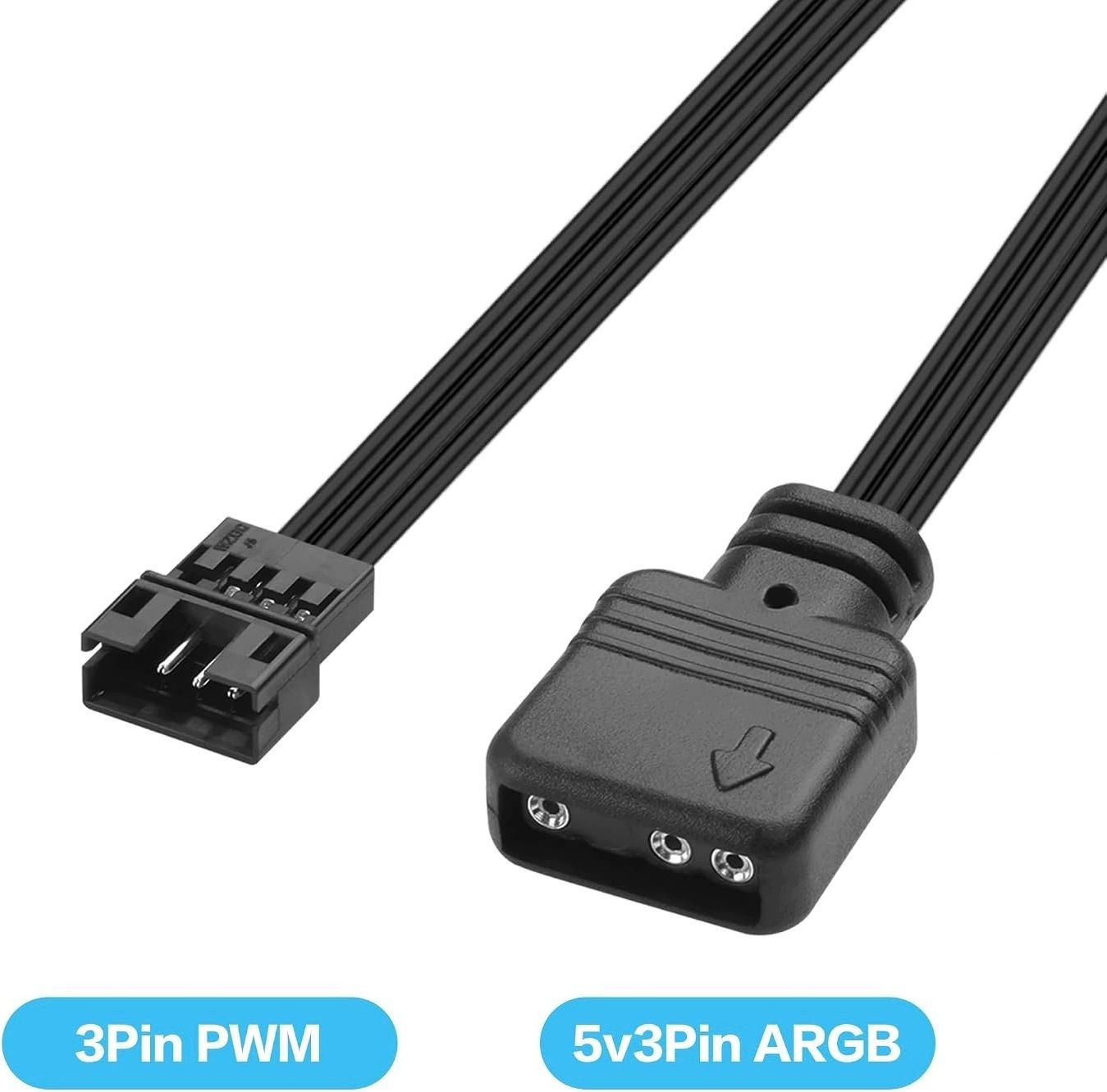 Adapter Kabel 4-Pin Argb And 6-Pin Argb Connectors 0,2m (5908040596192 ...