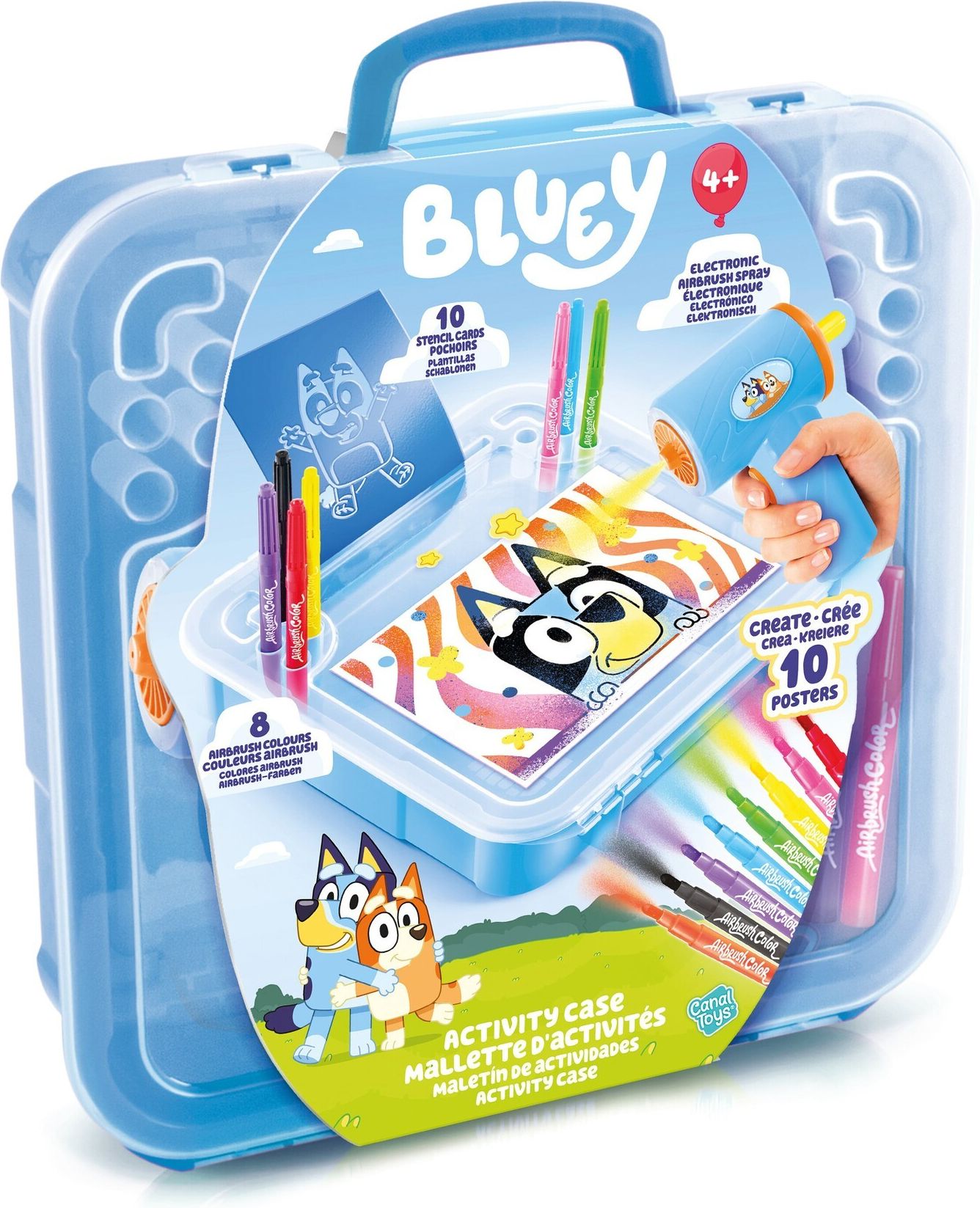 Bluey Airbrush Art Activity Case 266002 - Ceny i opinie - Ceneo.pl
