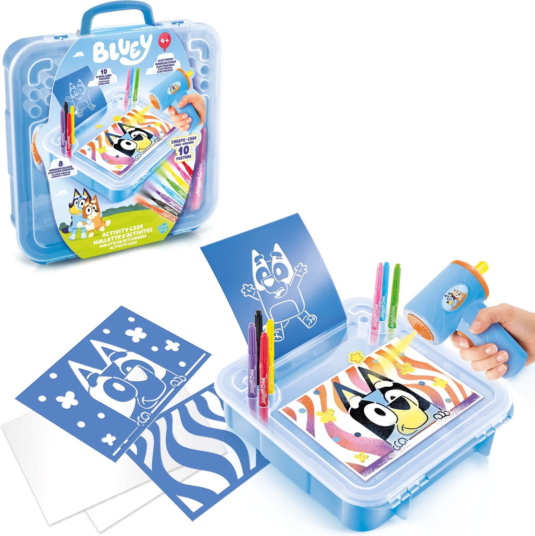 Bluey Airbrush Art Activity Case 266002 - Ceny i opinie - Ceneo.pl
