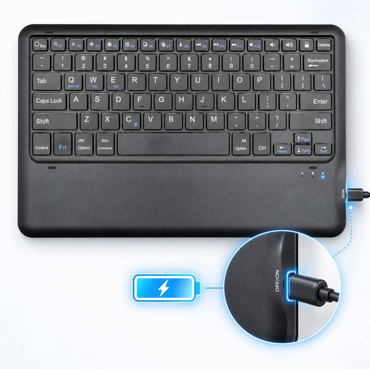 Armorcase Klawiatura Bezprzewodowa Bluetooth Do Tabletu Telefonu Smart ...