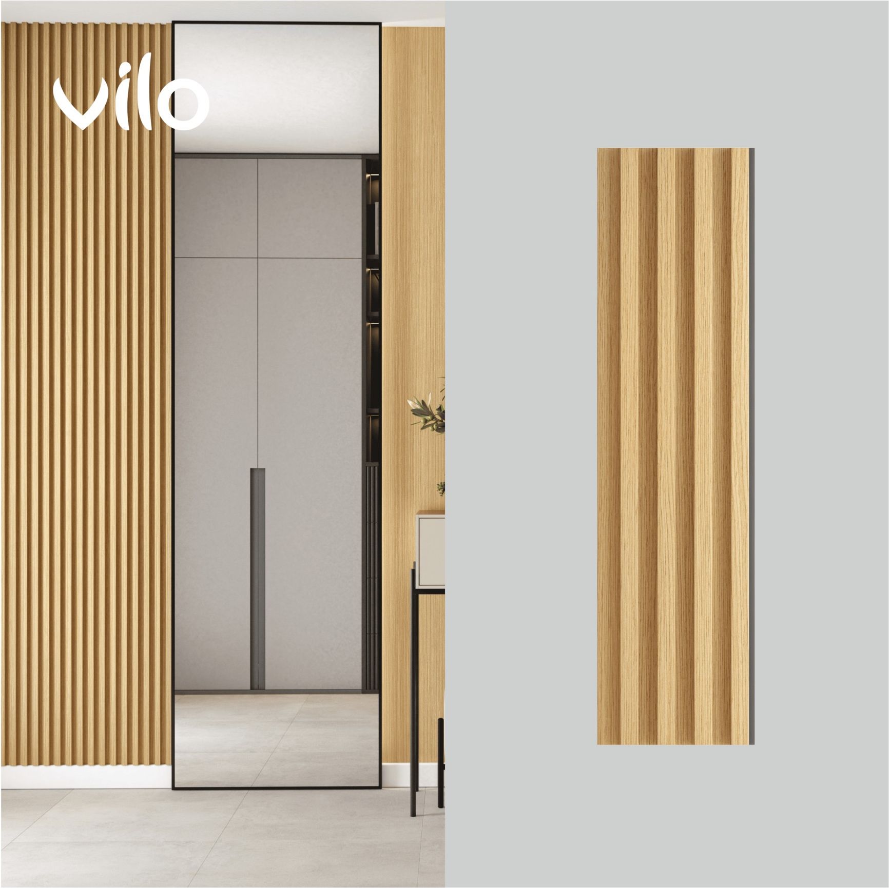 VILO Panel Dekoracyjny PVC Mesh Touch Szary MR000000005601993 16x265cm ...