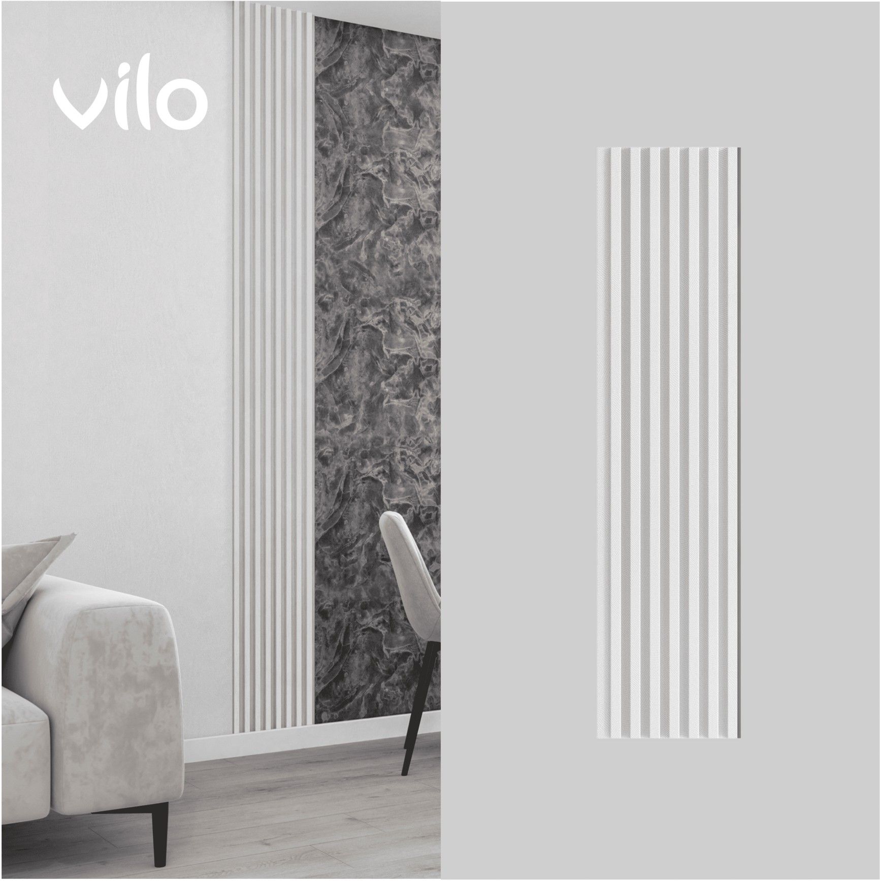 VILO Panel Dekoracyjny PVC Mesh Touch Szary MR000000005601993 16x265cm ...