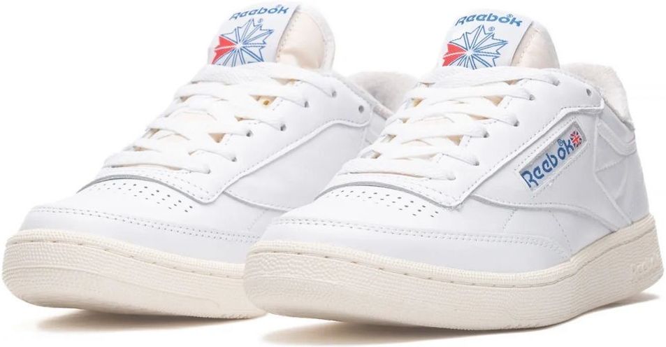 Trendy Reebox Reebok Club C 85 Vintage 100007875 Cloud White Chalk skórzane - Ceny i ...