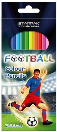 Starpak Football Kredki Ołówkowe 12 Kolorów 276561
