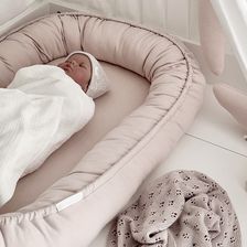 Zdjęcie Cotton&Sweets Gniazdko Niemowlęce Basic Bez Falbanki Pudrowy Róż - Sępopol