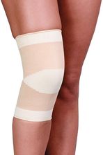 PANI TERESA®  PT 0307 Opaska elastyczna stawu kolanowego, bezszwowa (rozm. XL, cielista) - Opaski elastyczne