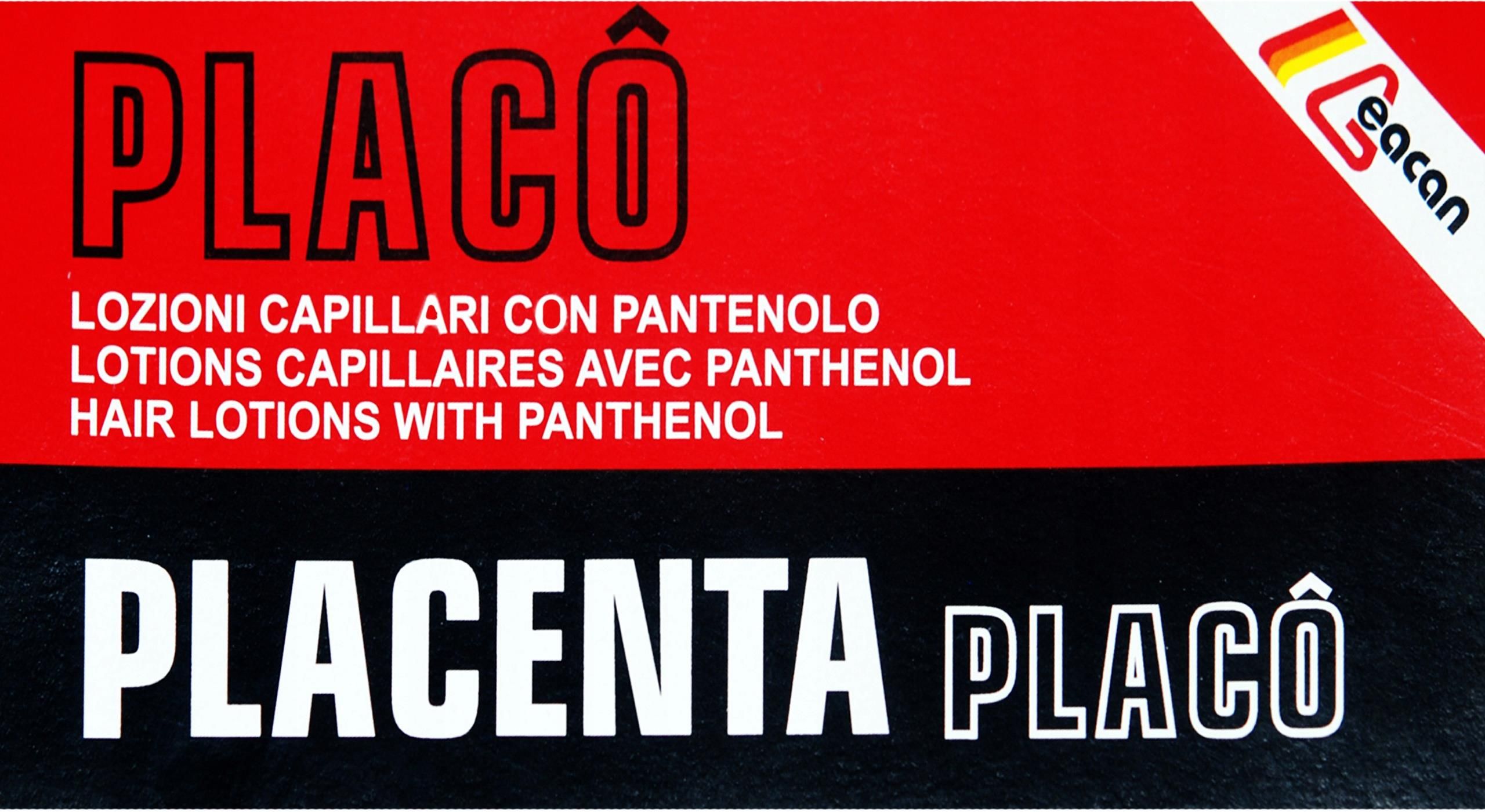 Placenta Placo ampułki przeciw wypadaniu włosów 12x10ml - zdjęcie 2 Placenta Placo ampułki przeciw wypadaniu włosów 12x10ml